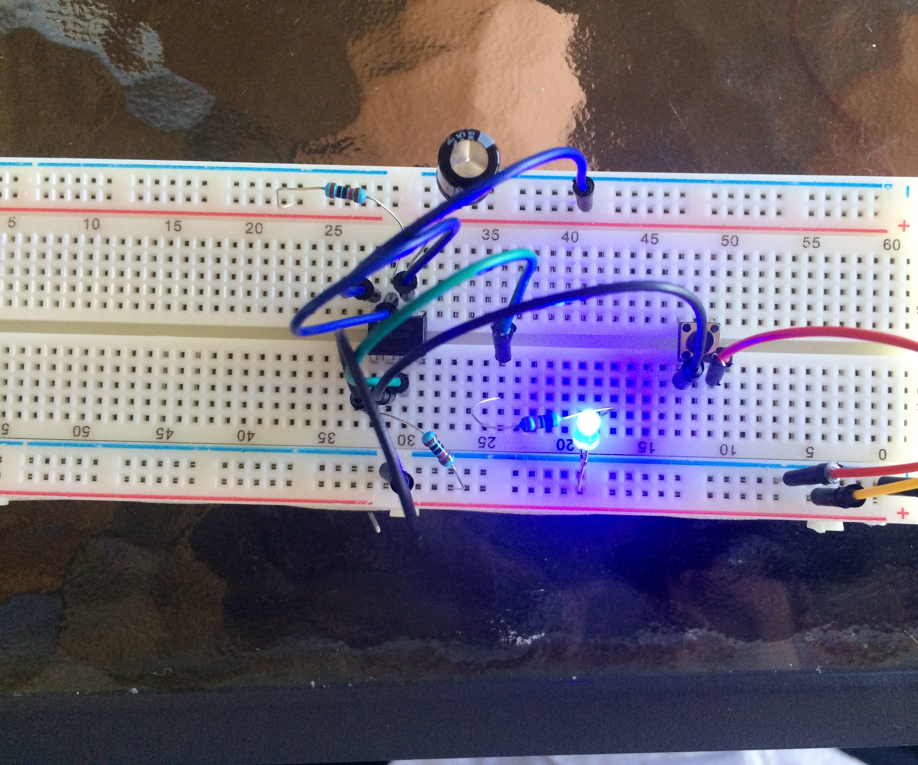 555 Timer Monstable Circuit!