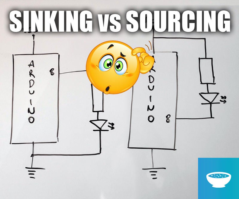 Sinking Vs Sourcing Current in Arduino