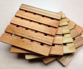 Wooden Trivets by the Dozen