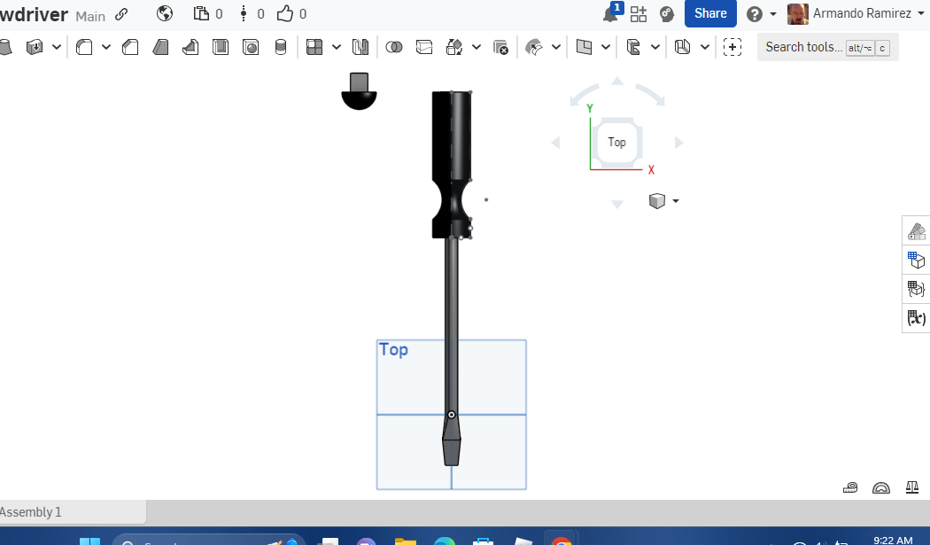 Hidden USB Screwdriver