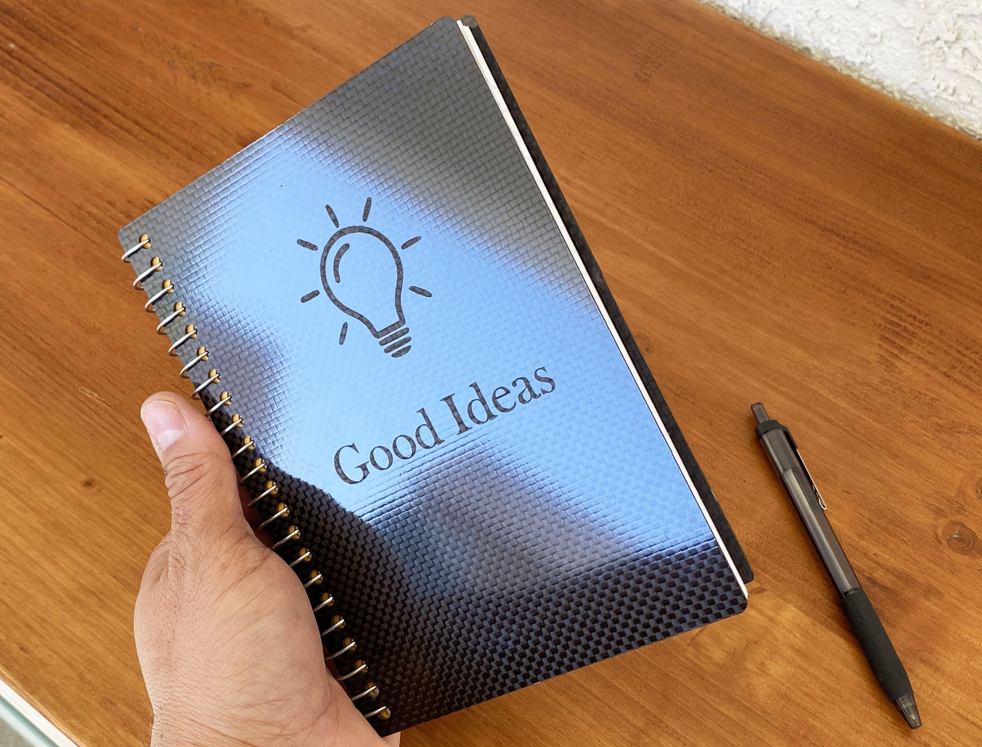 Carbon Fiber Notebook Cover