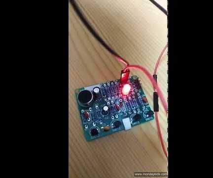 DIY Funny Sound Control Logic Circuit With Only Resistors Capacitors Transistors