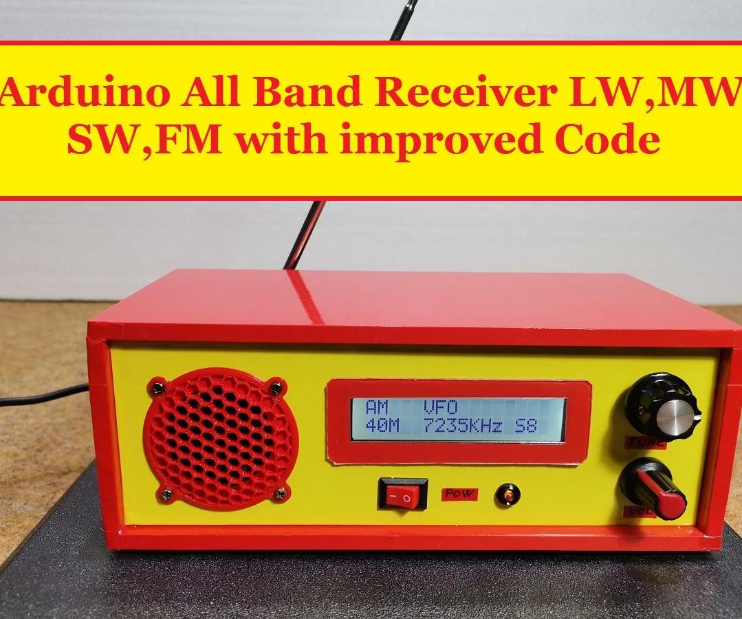 Arduino All Band Receiver LW,MW,SW,FM With Improved Code 