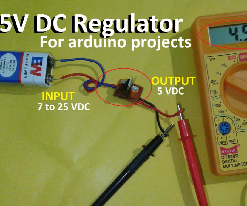 7805 Voltage Regulator (5V) Module: Quick Tutorial