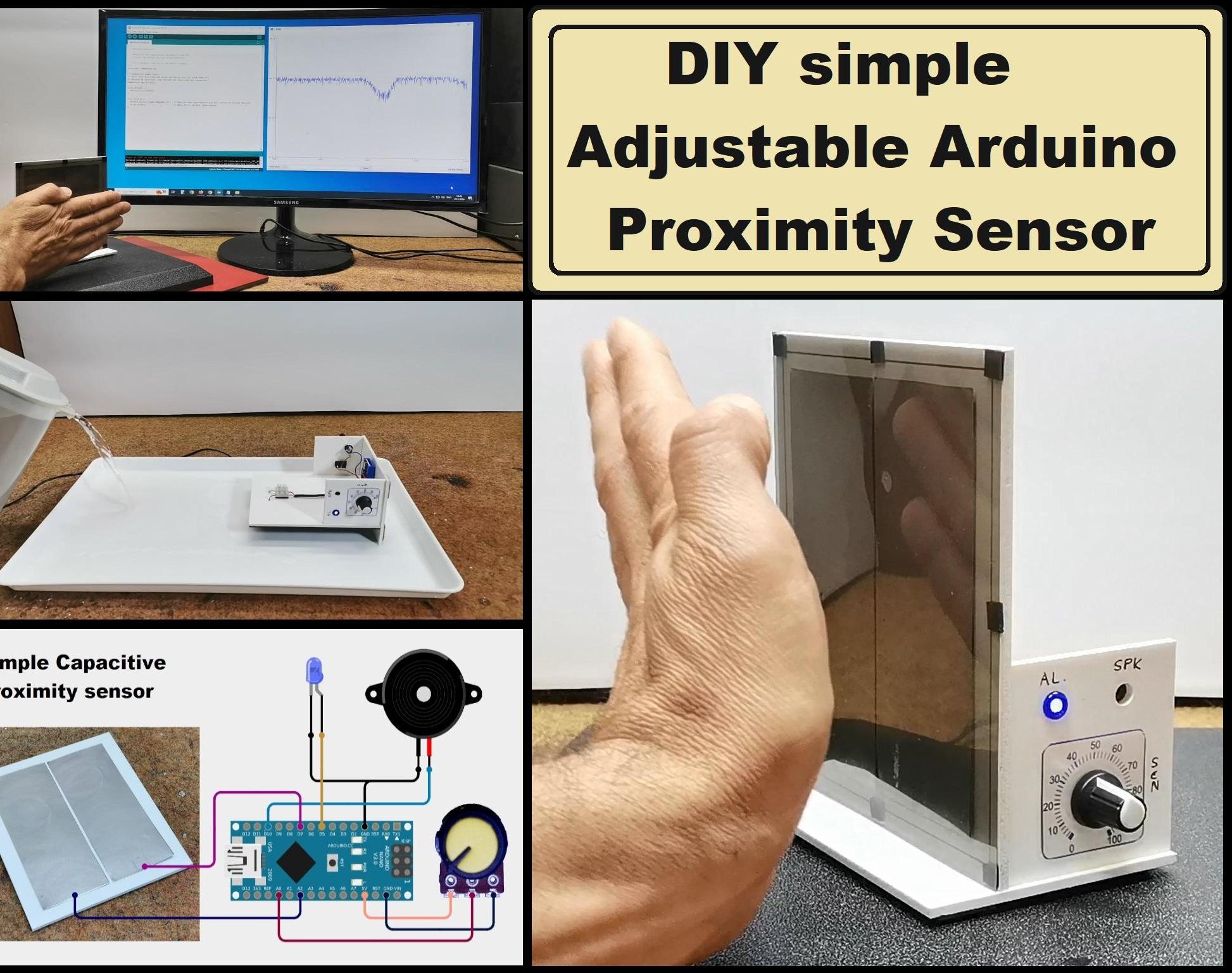 DIY Simple Capacitive Proximity Sensor - Human Presence Detector