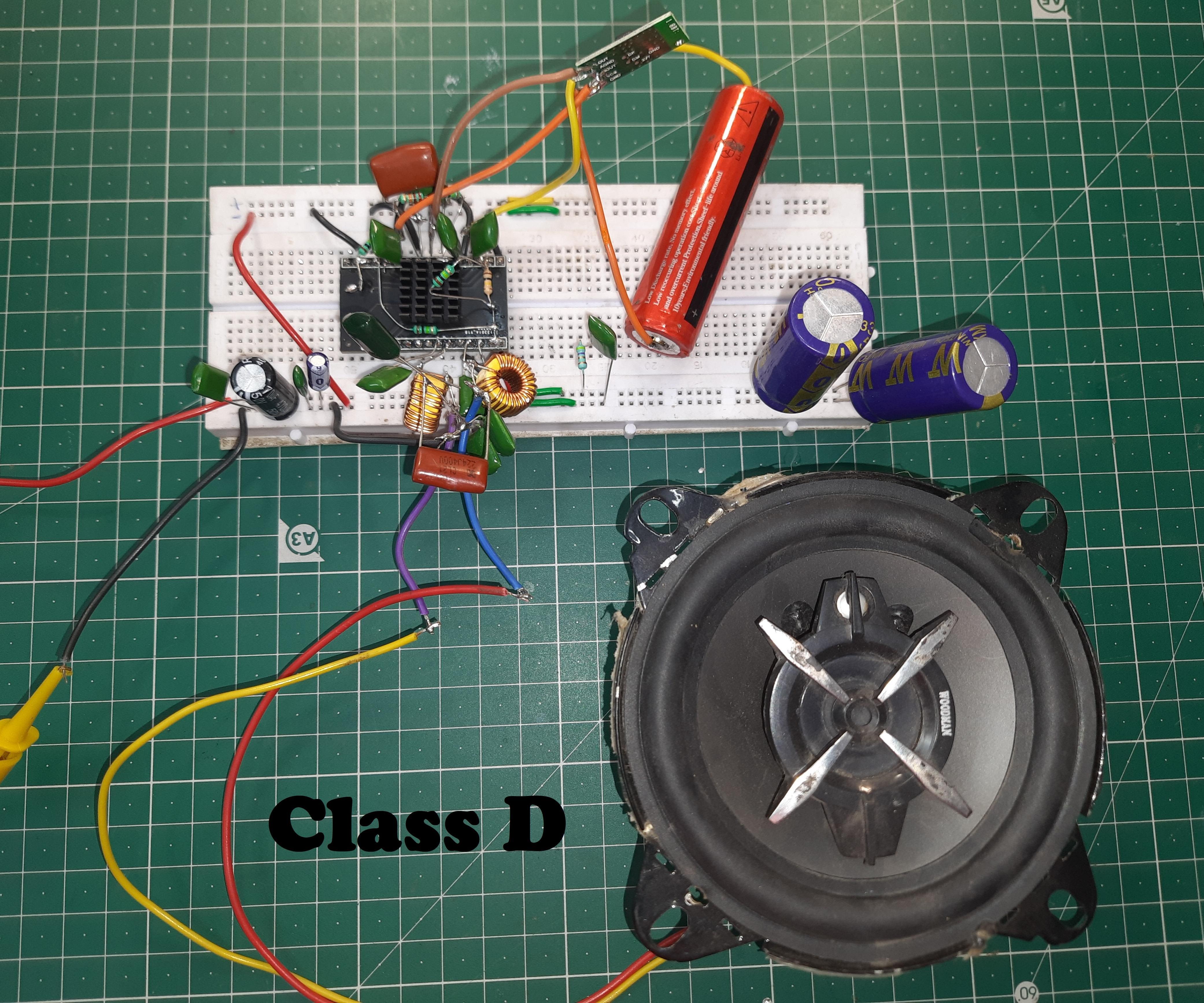 I Made My Own Class D Amplifier