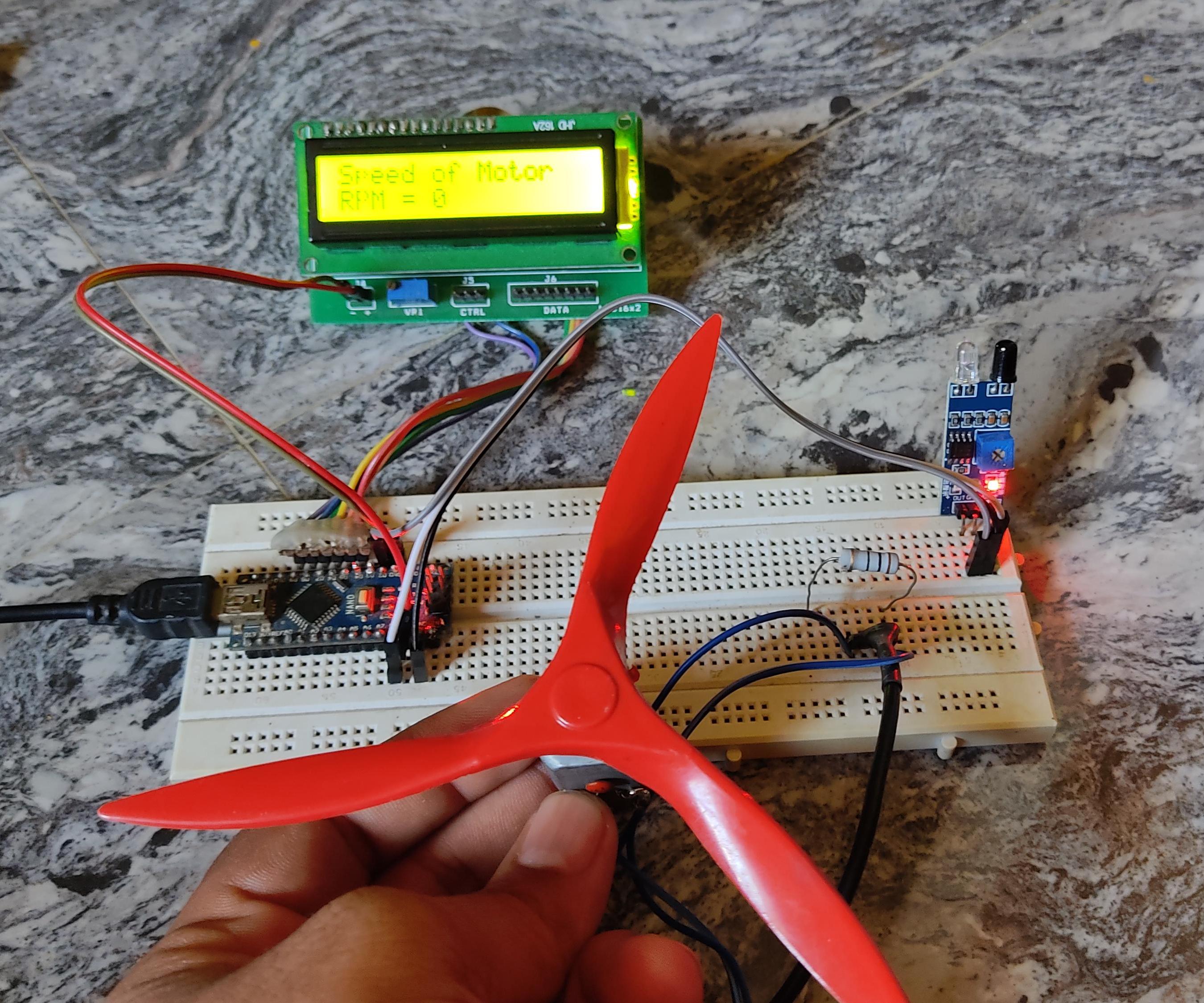 Motor Speed Measurement Using Arduino