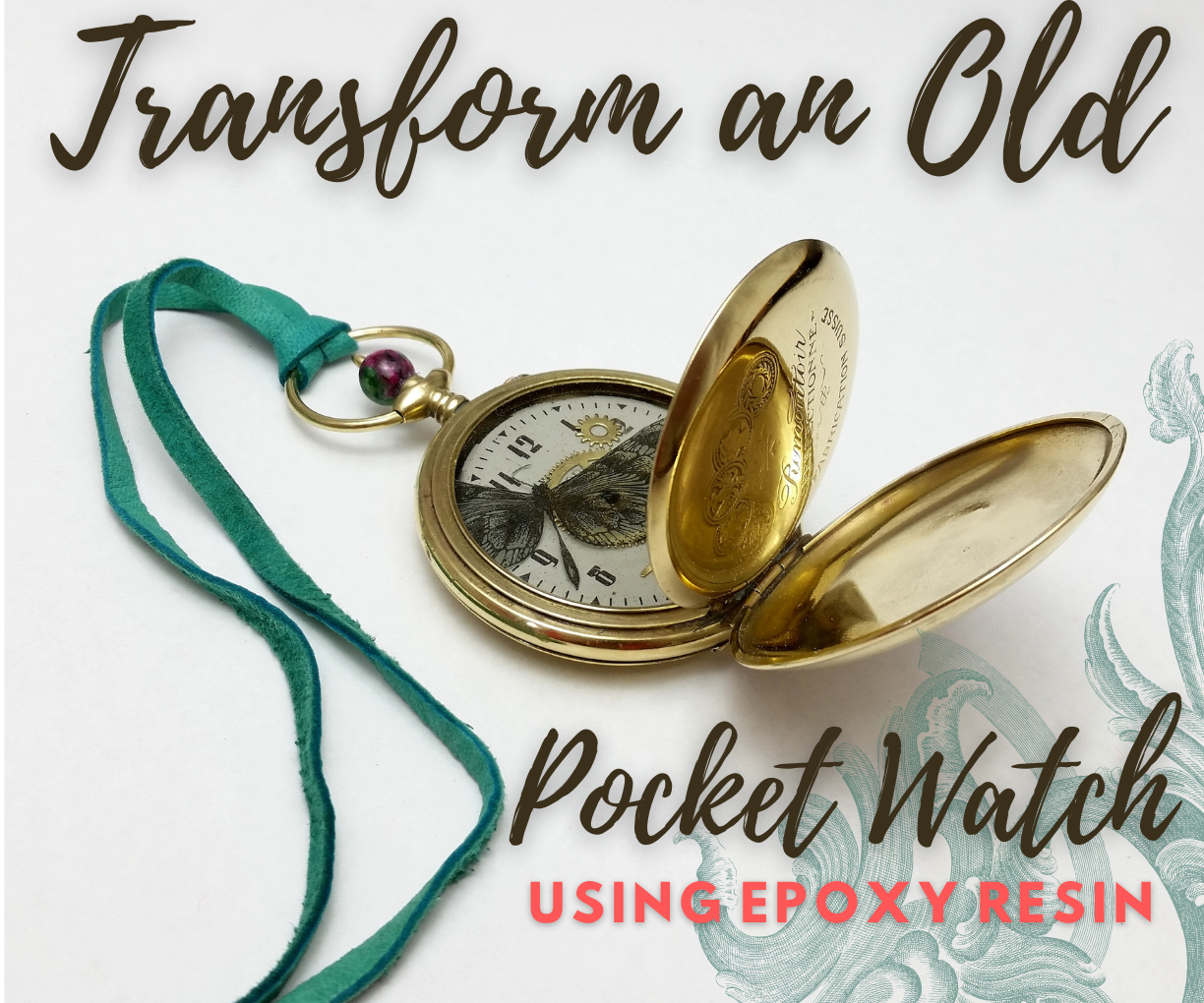Transform an Old Broken Pocket Watch Into a Beautiful Trinket!