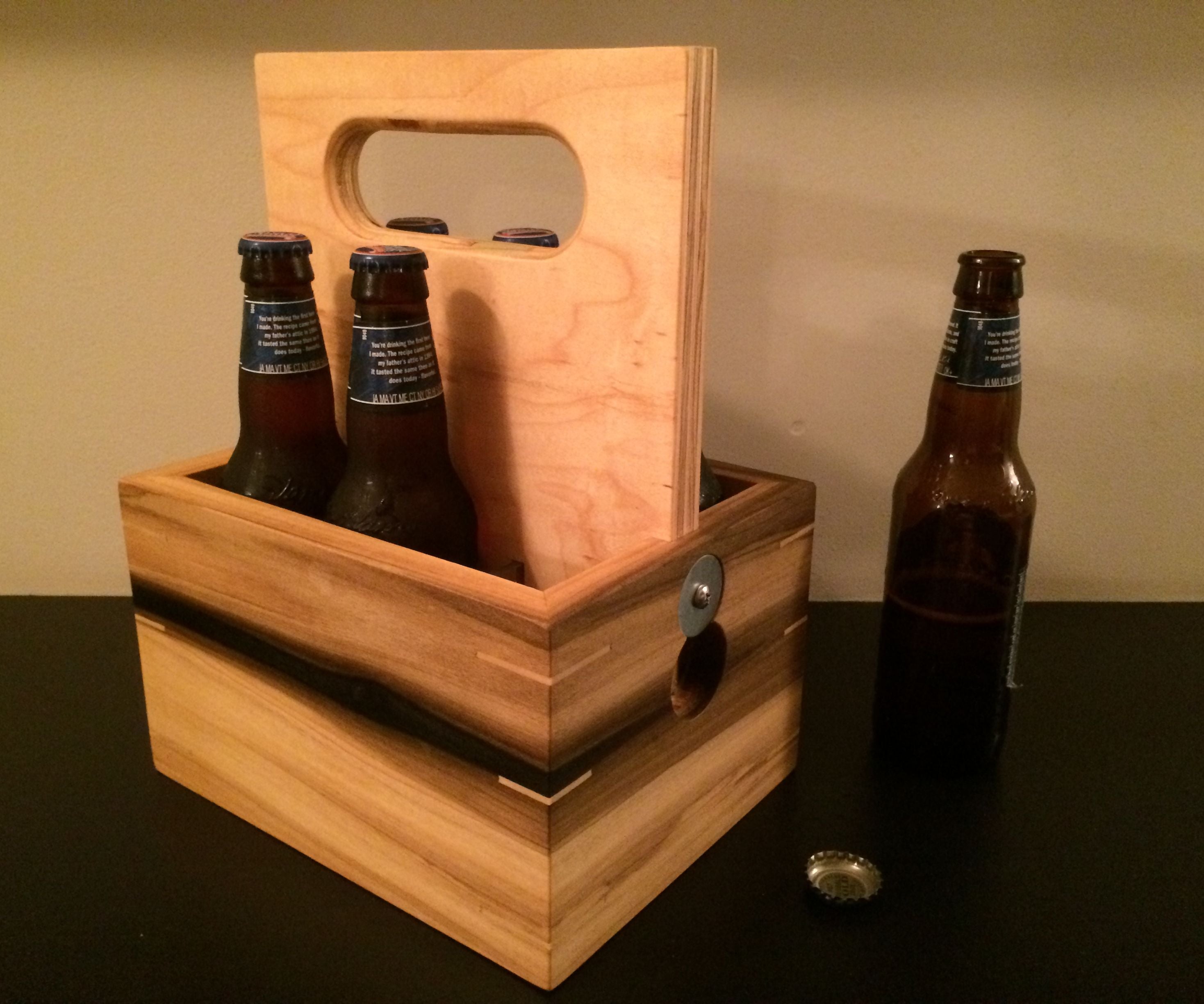 Wooden 6 Pack