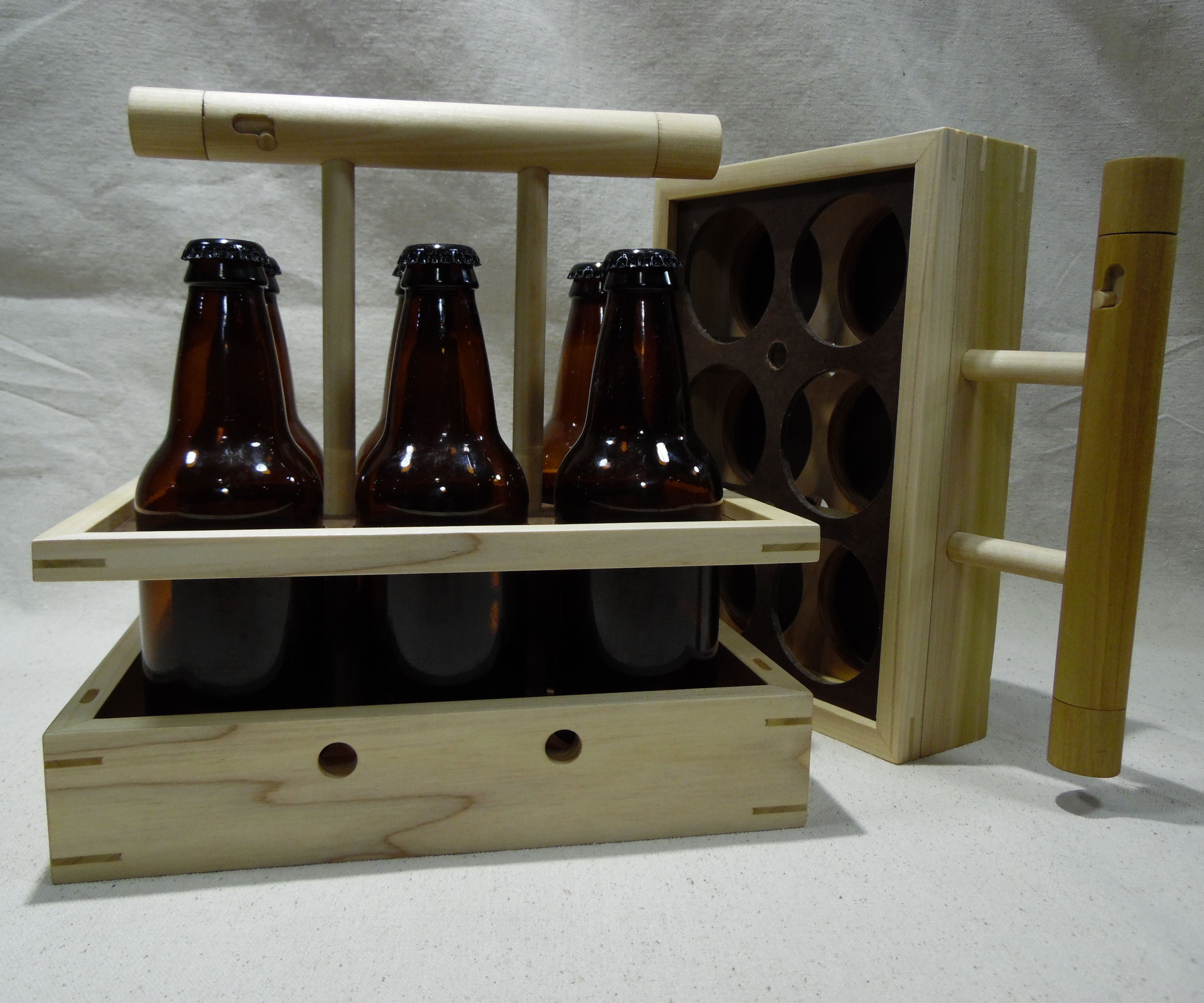 Flat Pack Beer Caddy