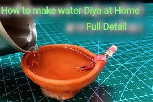 How to Make Your Own Water Diya at Home