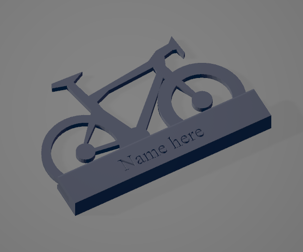 Bicycle Themed Photo/Business Card Stand