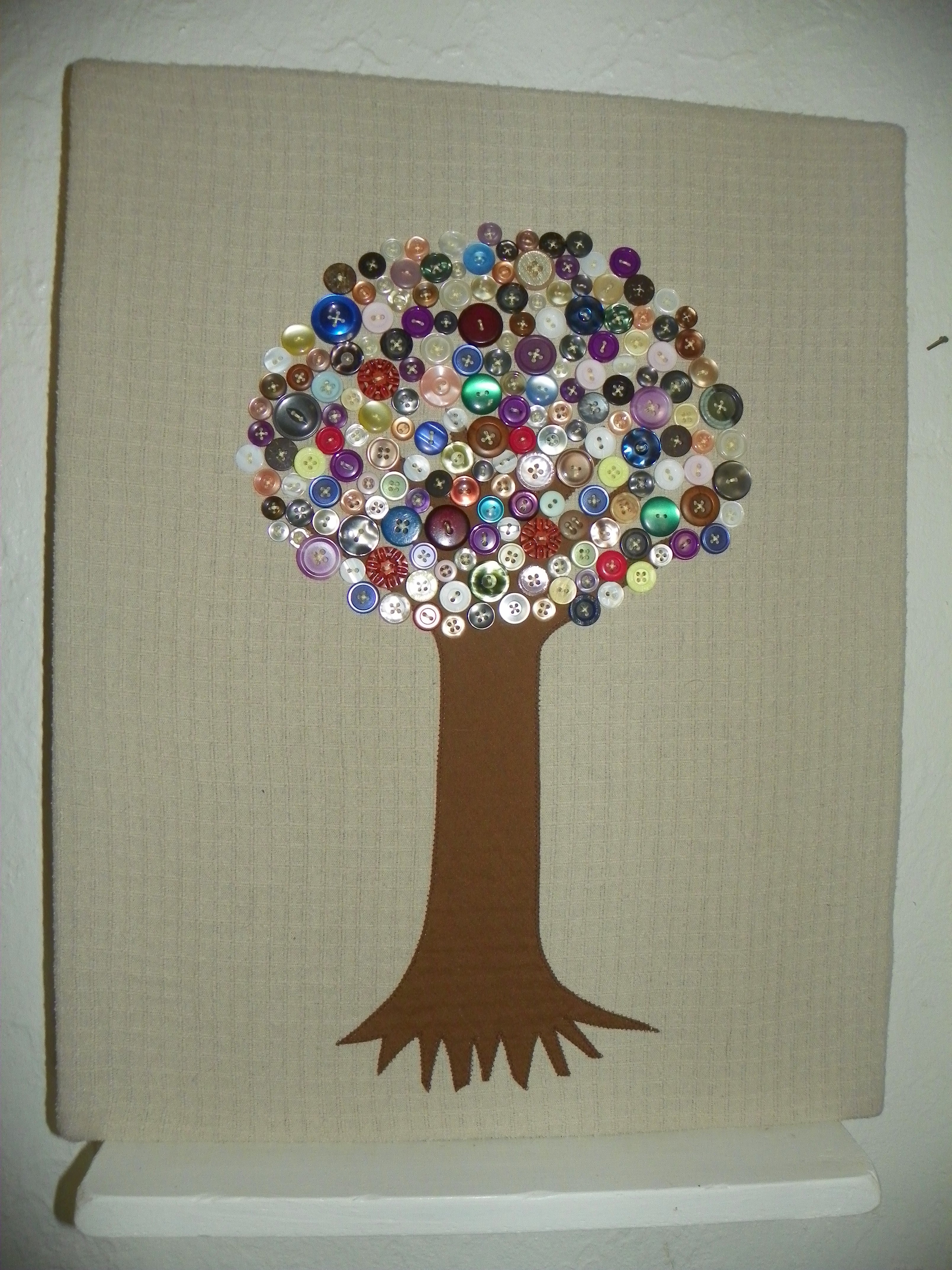 Button Tree Wall Art