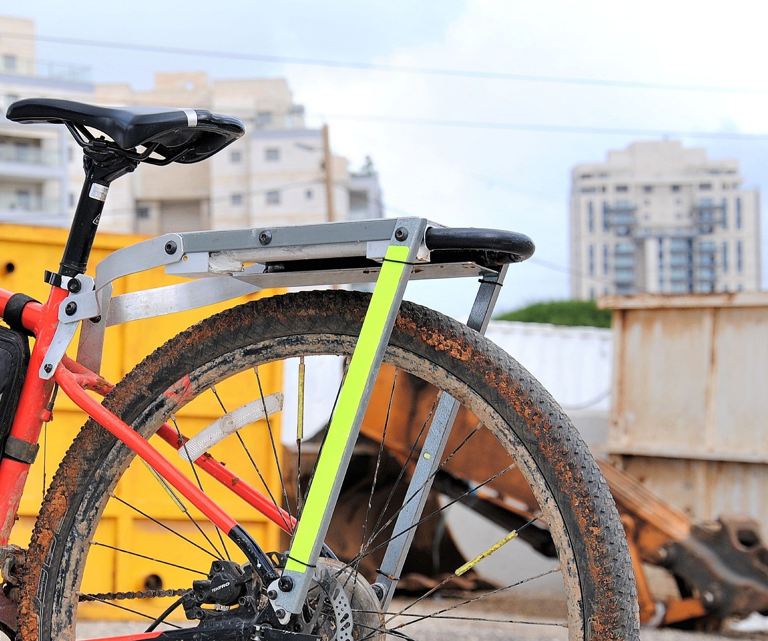 DIY Bike Rear Rack With a MAGNETIC U-lock Mount! (no Welding)