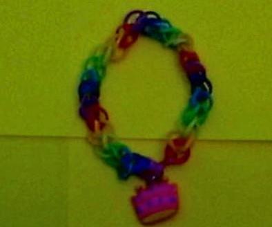 Rainbow Loom Single Chain Beginners' Bracelet