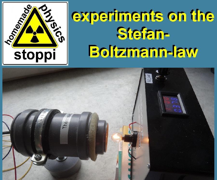 Experiments on the Stefan-Boltzmann-law