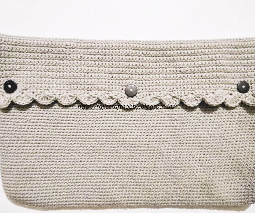 Crochet Laptop Bag 