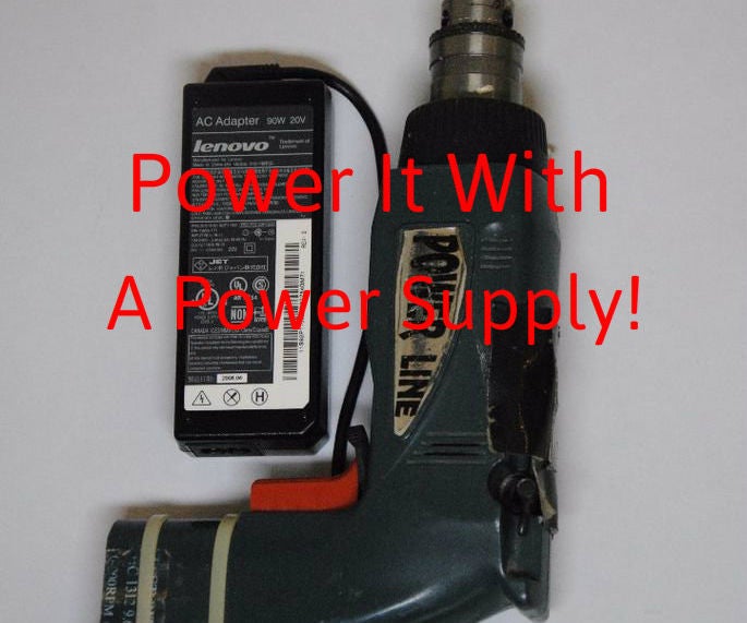 Power Your Drill With a Computer Power Supply!