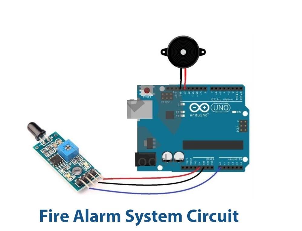 DIY Arduino Fire Alarm System Homemade