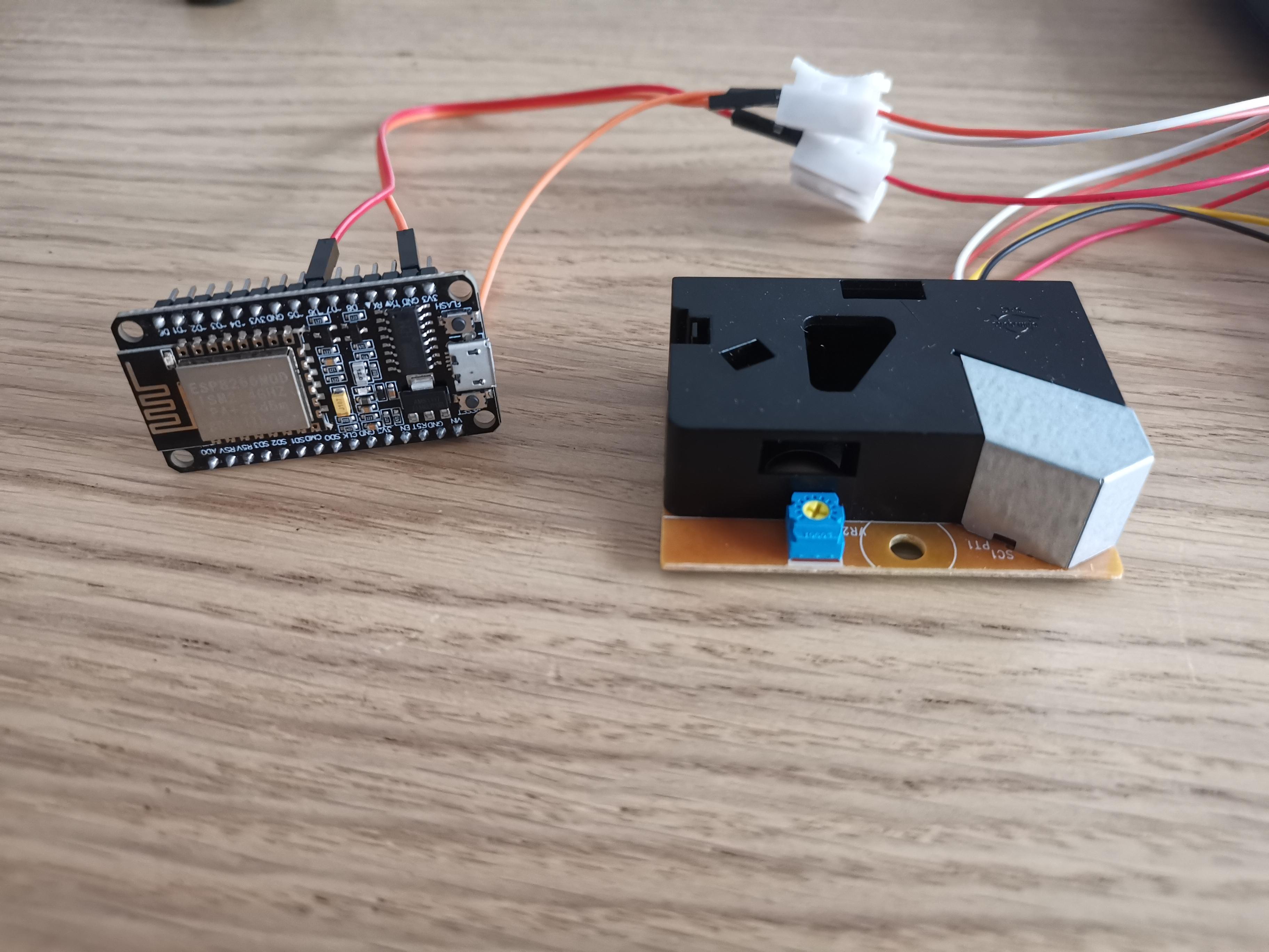 Dust Sensor With DSM501a and ESP8266