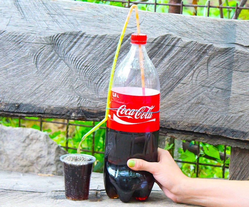 Trick With Coca Cola / Summer Life Hack