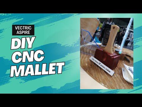 Creating a DIY Mallet With Phone Holder and Thumb Indentation in Vectric Aspire