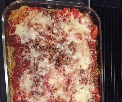 Spaghetti Bake Dish 