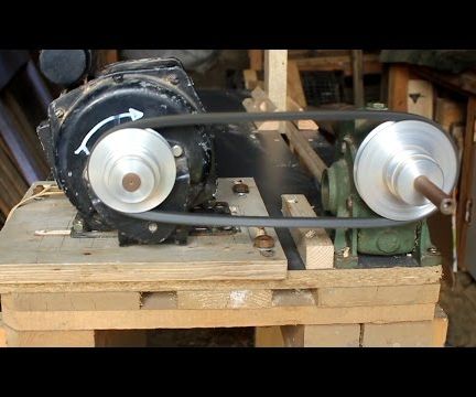 Home-made Woodworking Lathe From Repurposed Materials - Pallets and Old Washing Machine Motor Part 1