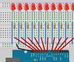 Arduino Workshop-LED Chase Effect