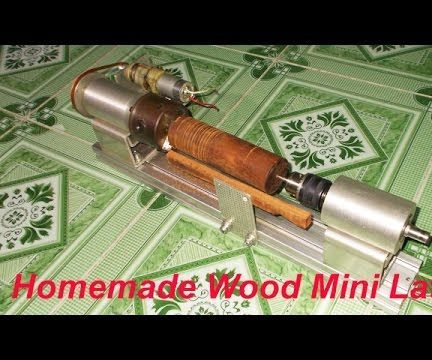 How to Made Mini Wood Metal Lathe Very Easy