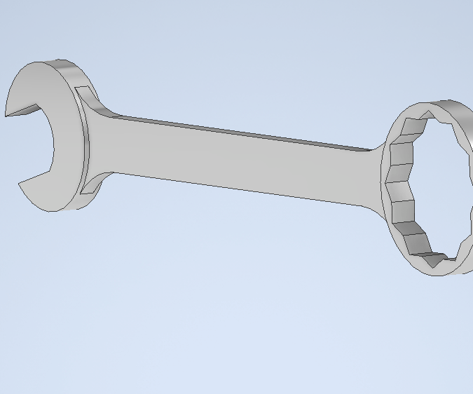 How to Make a Wrench on Auto Desk Inventor