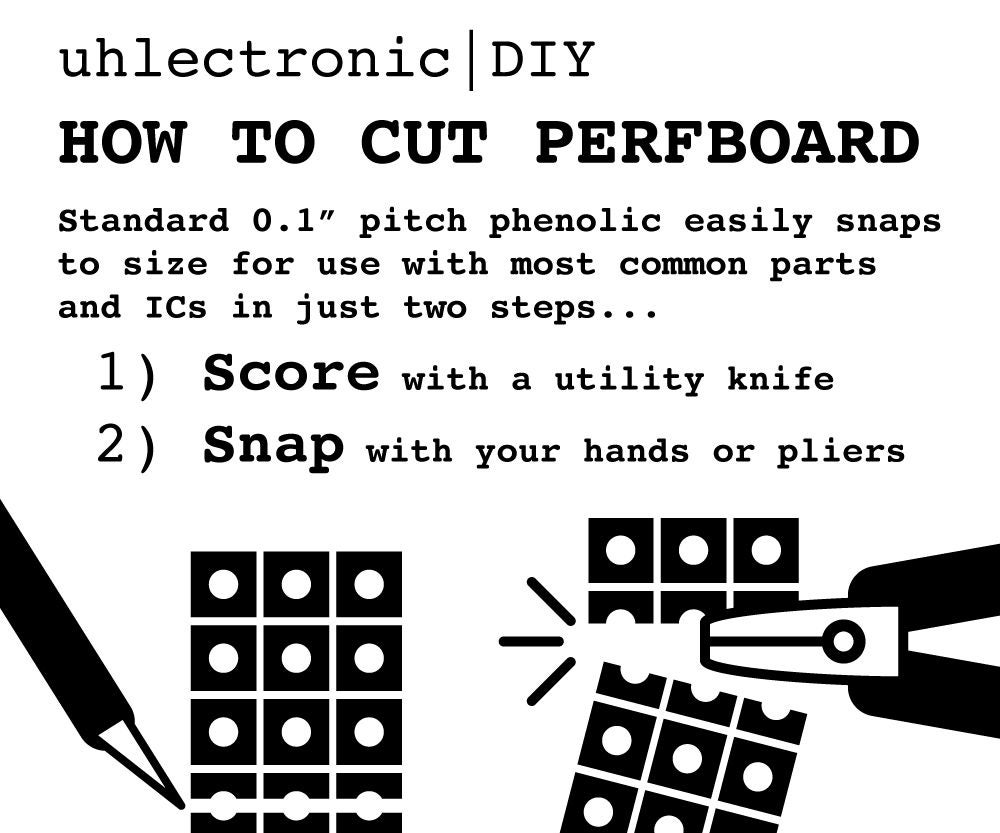 How to Cut PERFBOARD
