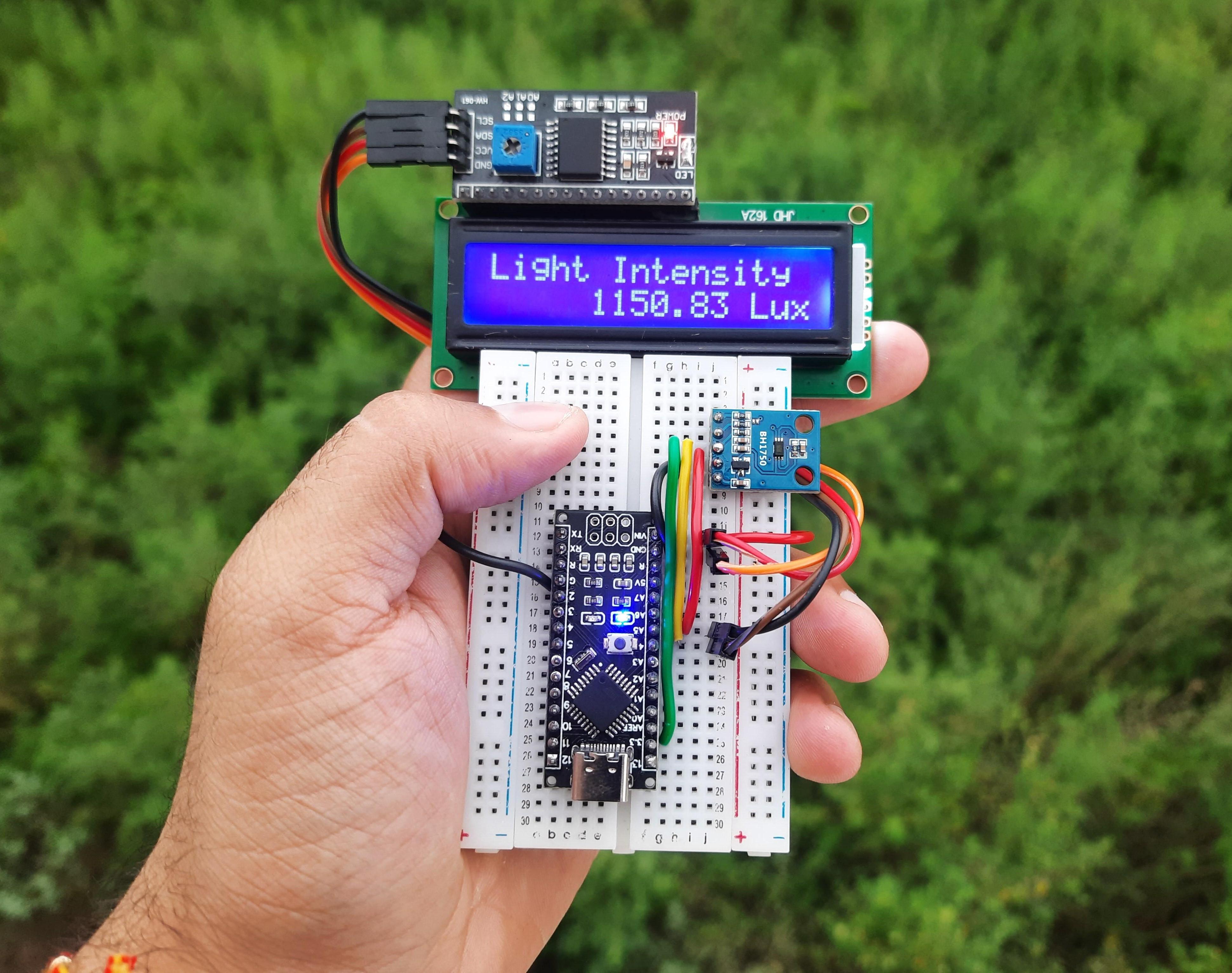 Making a Digital Light Measuring Meter