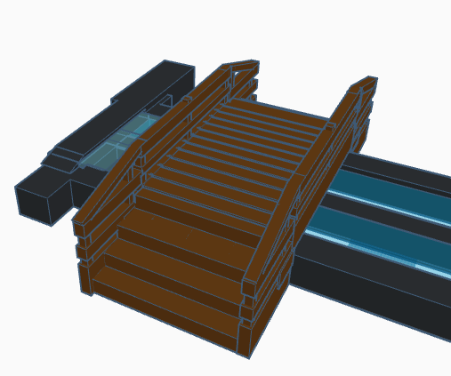 Box Bridge Design for Fish Ladder