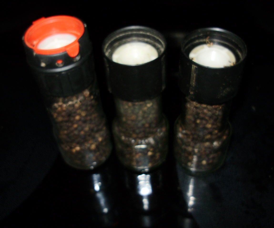 Recycle Peppercorn Grinders