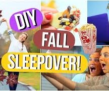 DIY Fall Sleepover! Fun Activities, Treats, and More!