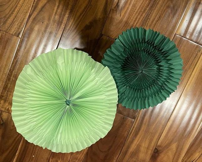 Giant Lily Pad Paper Art