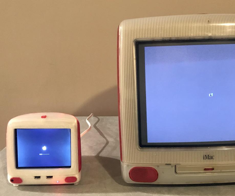 3D Printed IMac G3 Mini - Fully Functional Hackintosh Powered by Intel NUC