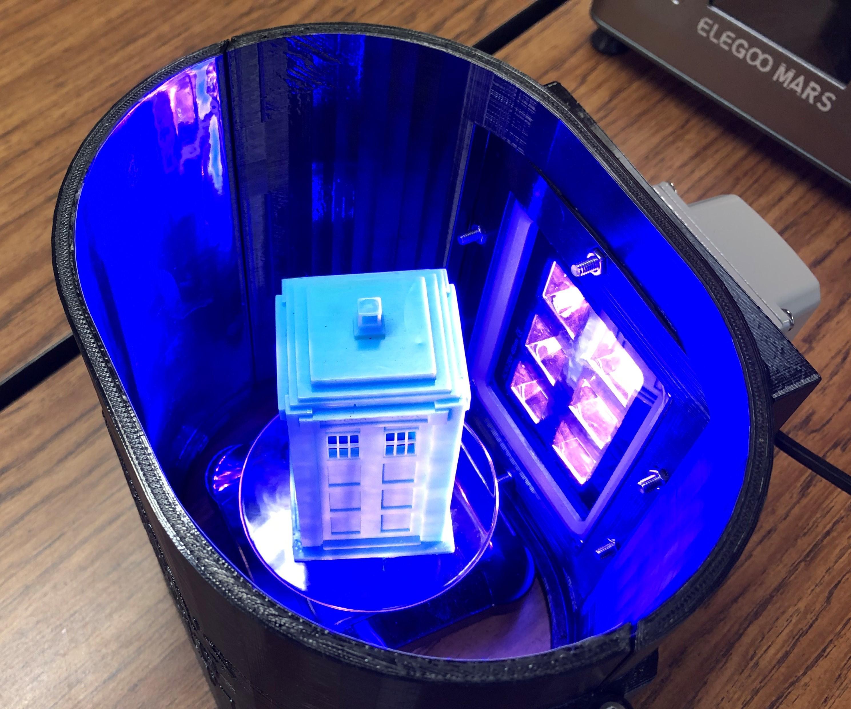 3D Printed Resin Curing Station