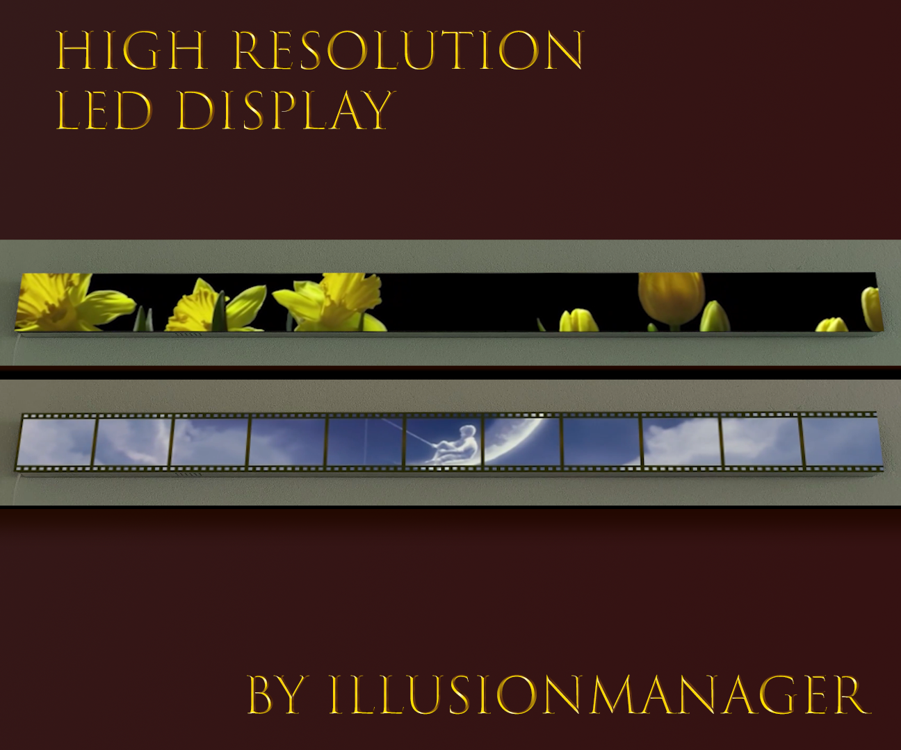High Resolution Ticker & Video LED Panels