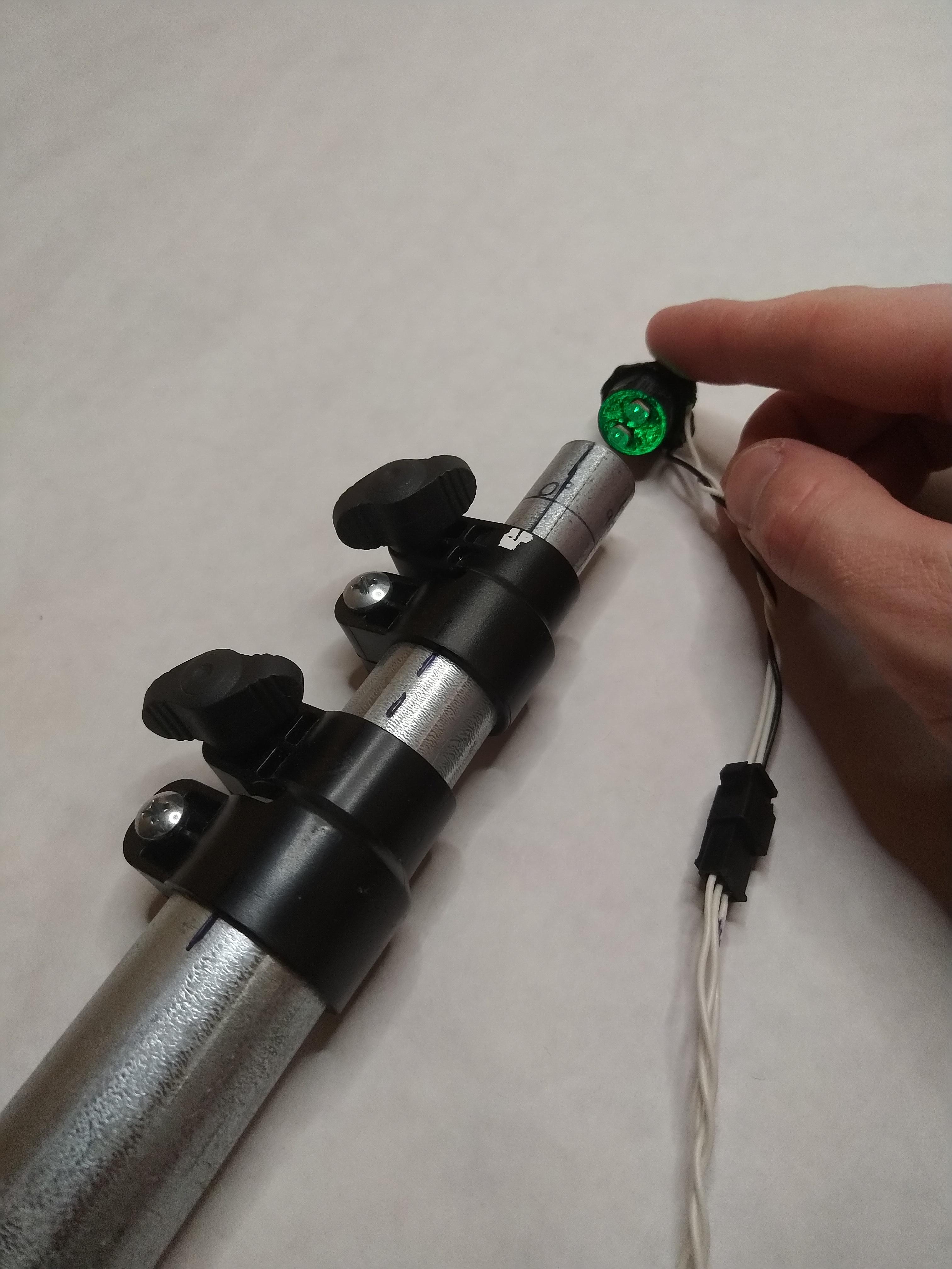 Telescoping EMT Conduit Pole Extension Sensing Methods + Photoresistor Implementation