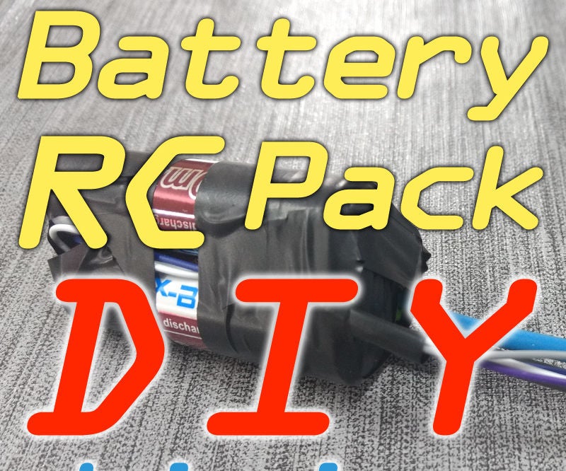 RC Battery Pack With 18650 Cells - 3S1P