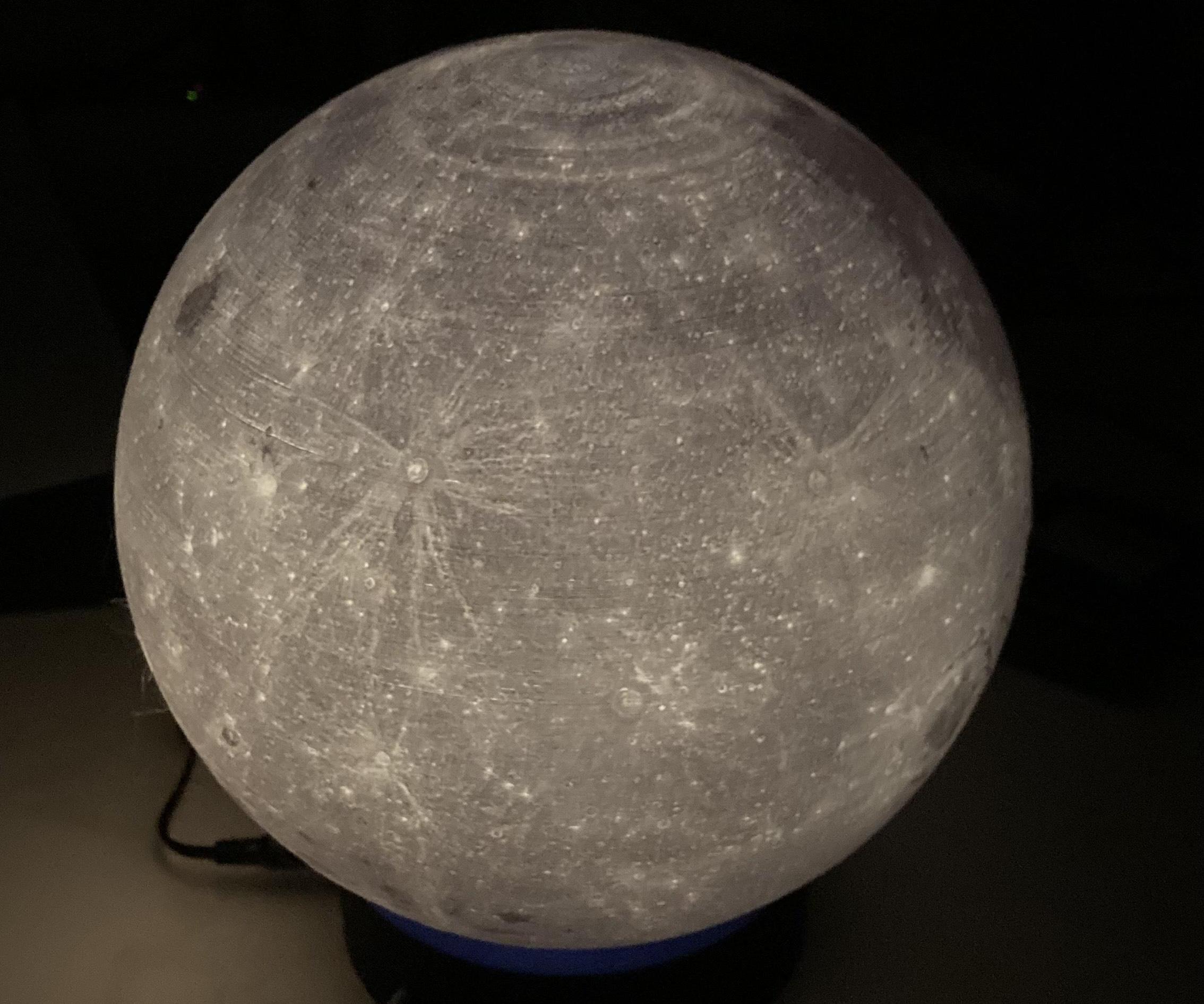 Rotating Moon Lamp