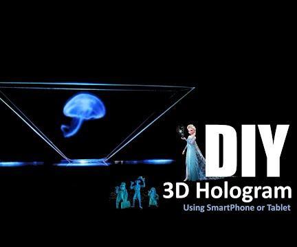 DIY - Hologram Pyramid and Pepper's Ghost