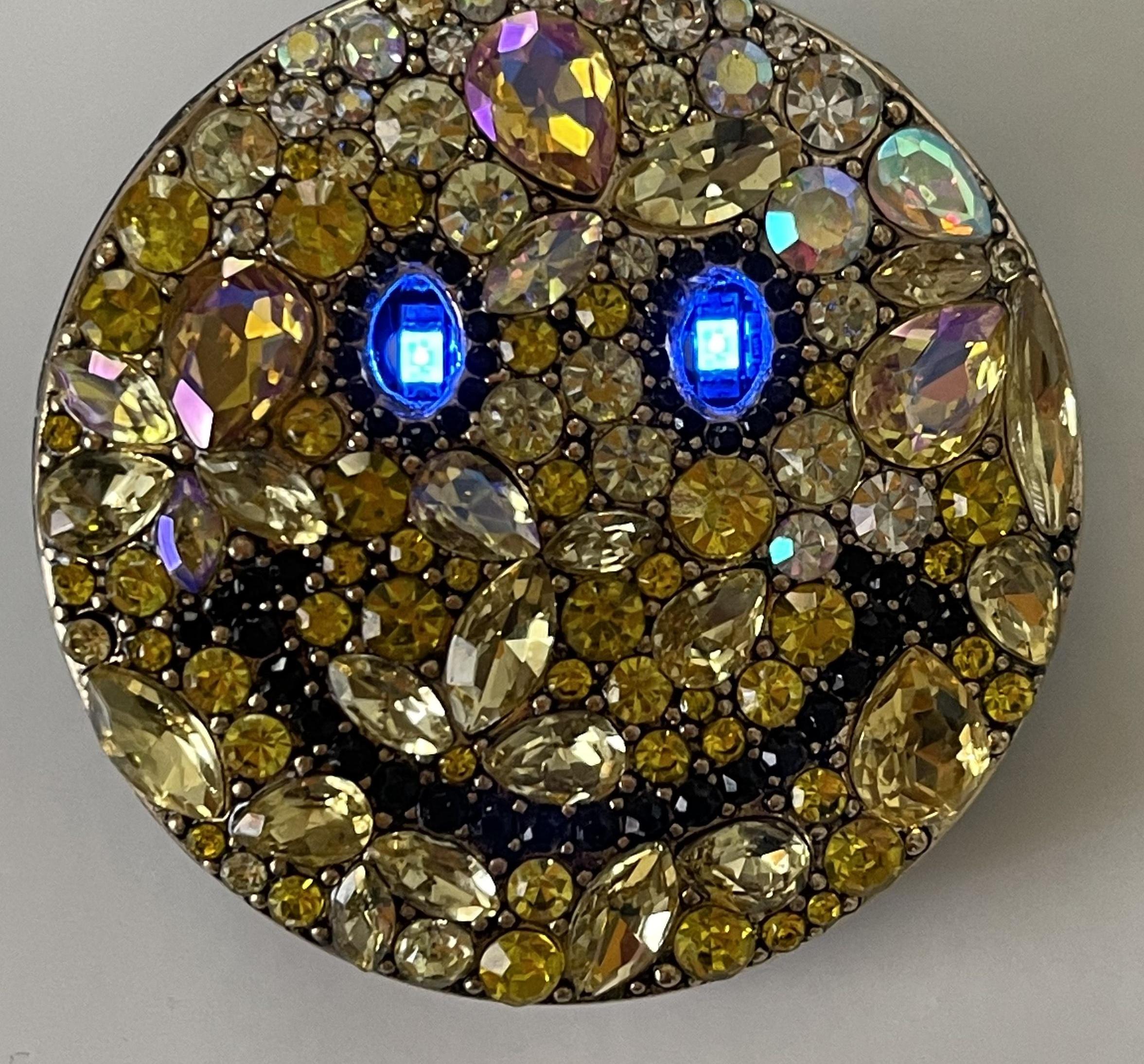 Smiling Pendant With LED Eyes (in the Style of the Def Con Jack)