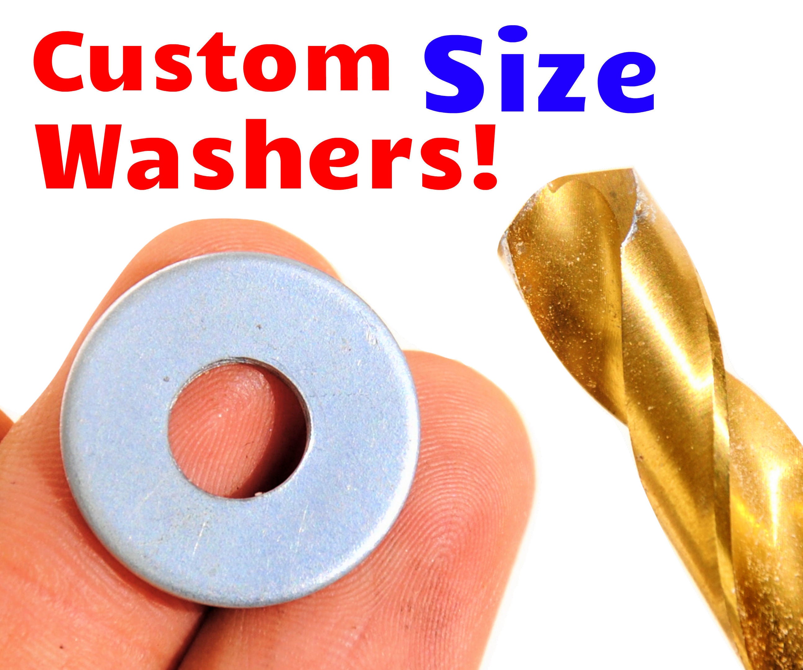 How to Enlarge a Washer (No Drill Press Needed!)