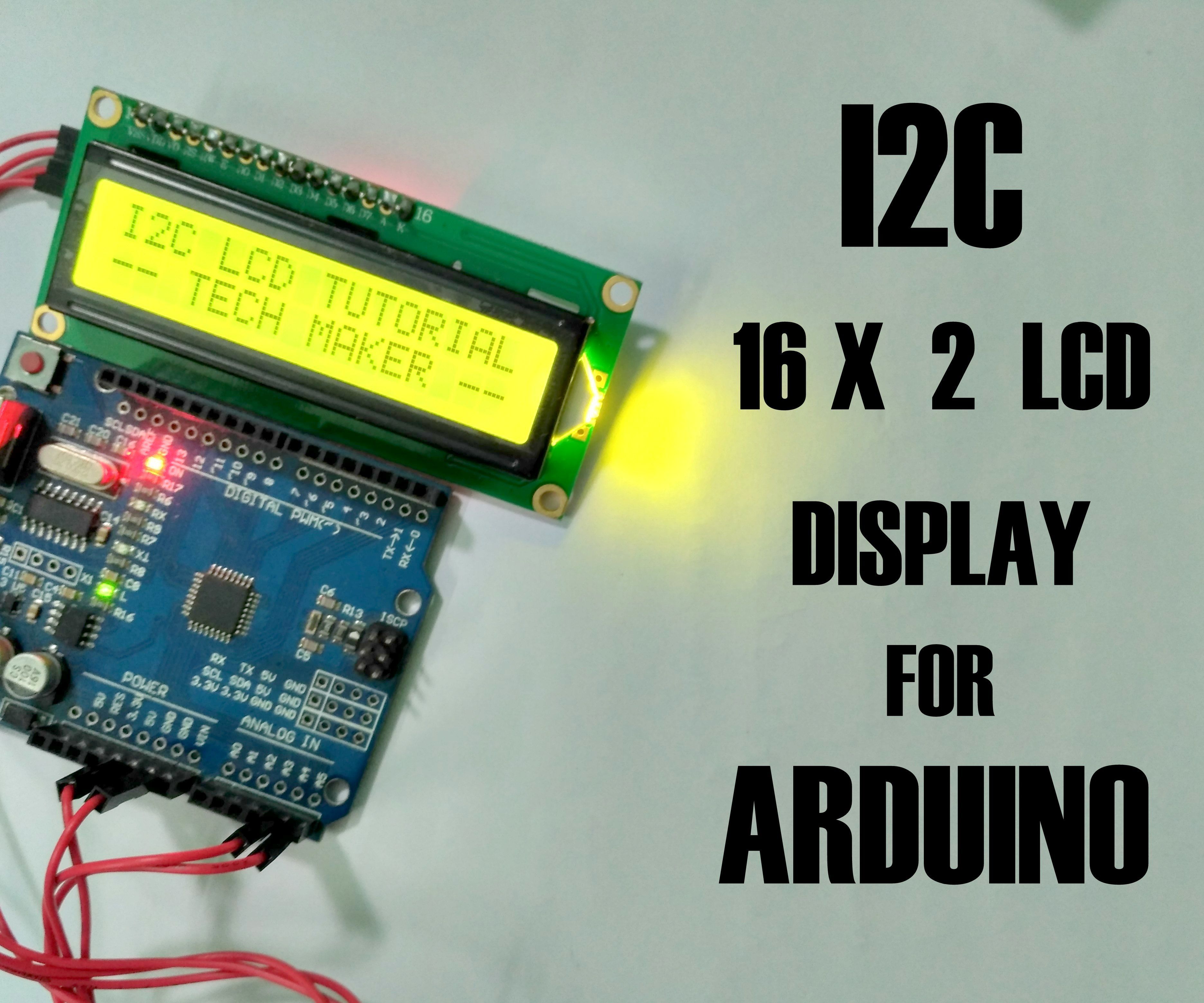 How to Connect I2C Lcd Display to Arduino Uno