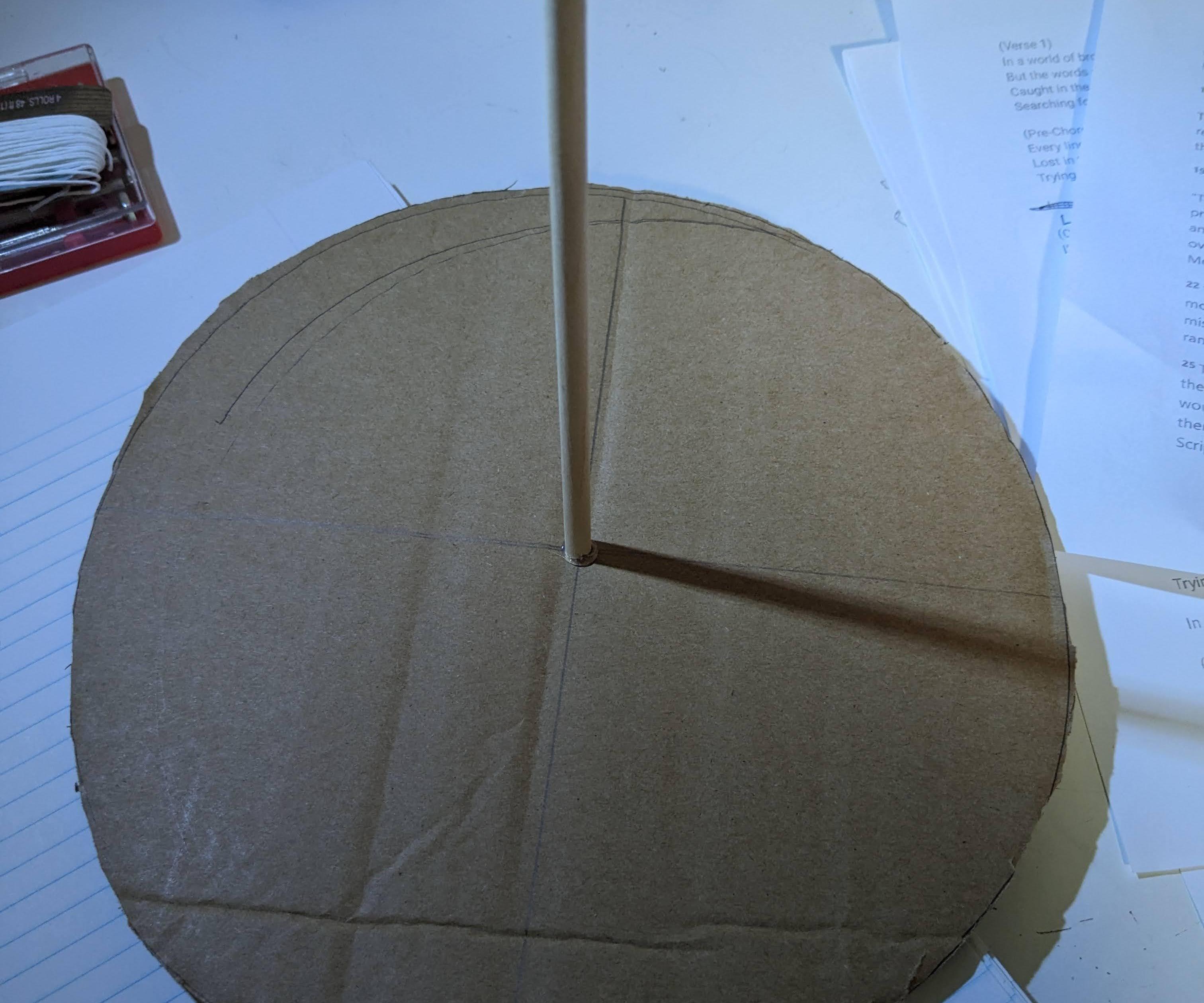 Simple Cardboard Sundial