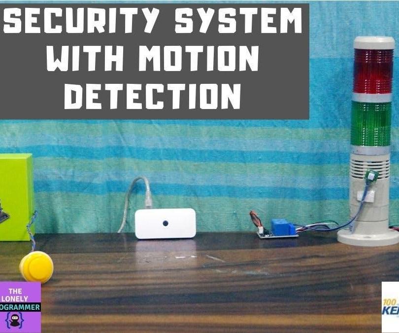 Security System With Motion Detection