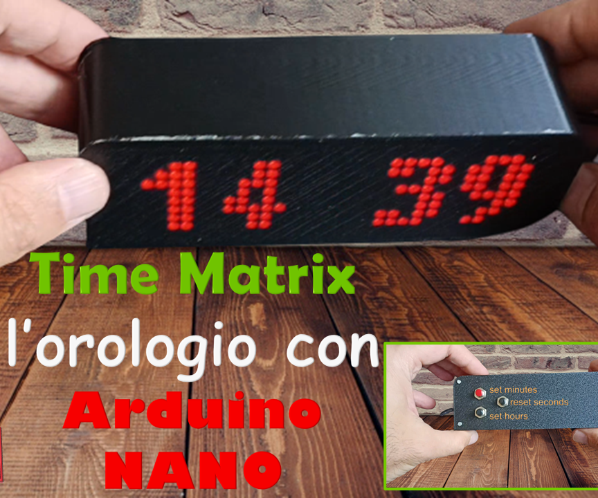 Matrix Display Clock With Arduino Nano